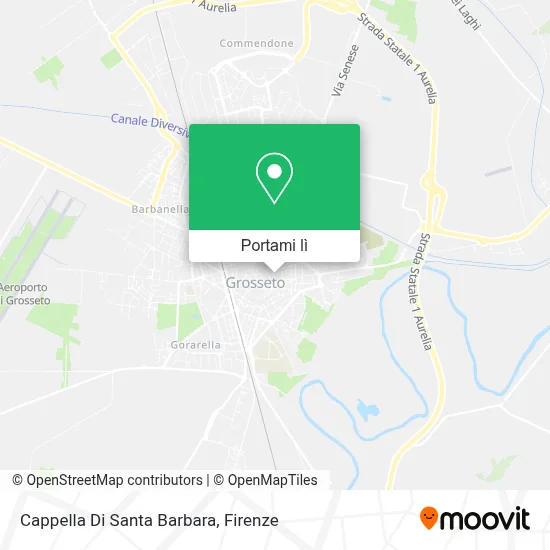 Mappa Cappella Di Santa Barbara