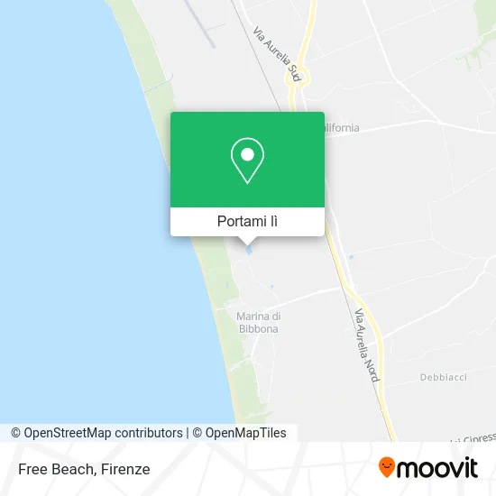 Mappa Free Beach