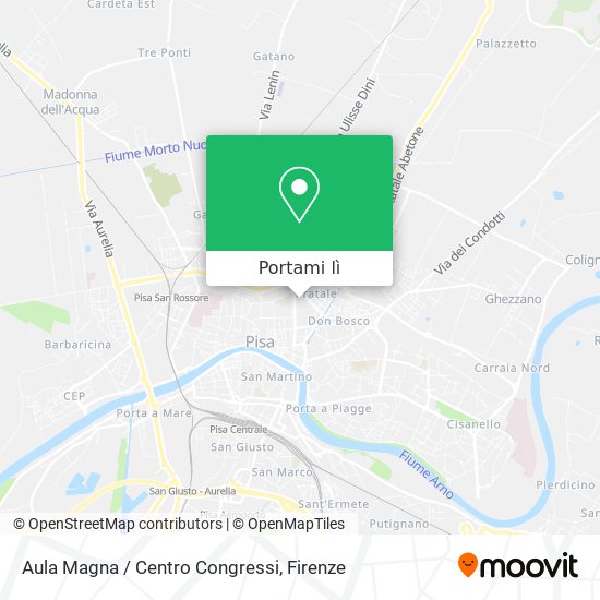 Mappa Aula Magna / Centro Congressi