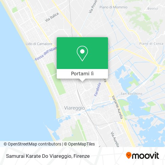Mappa Samurai Karate Do Viareggio