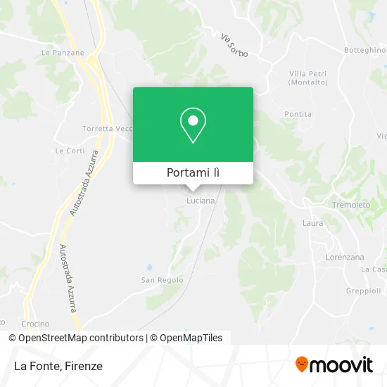 Mappa La Fonte