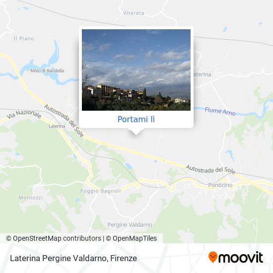 Mappa Laterina Pergine Valdarno