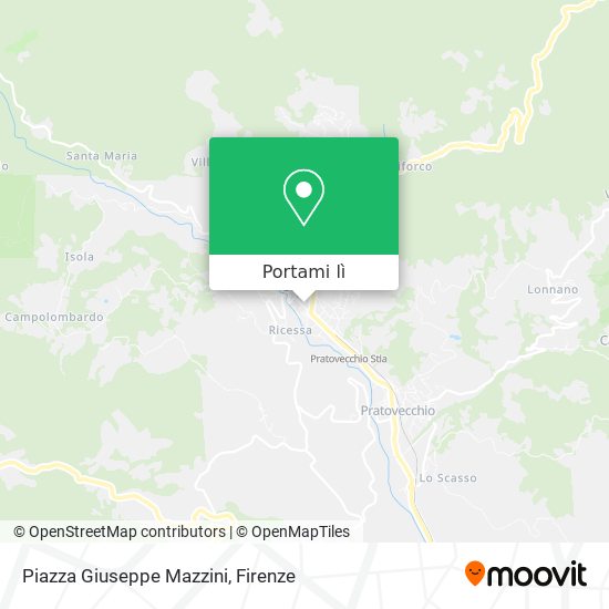 Mappa Piazza Giuseppe Mazzini