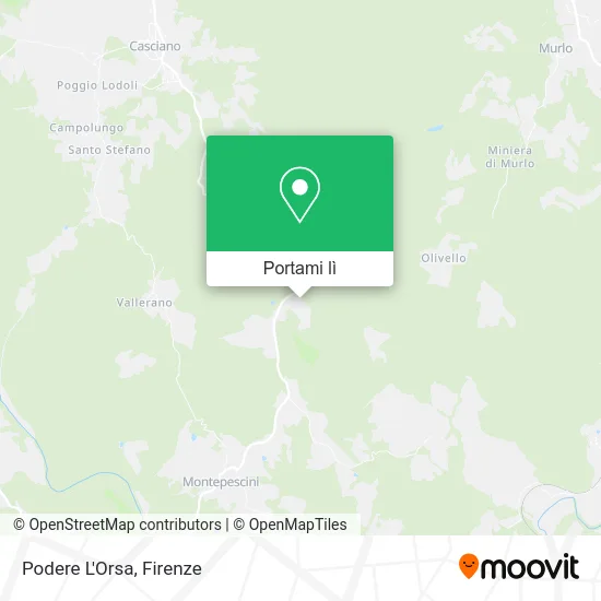 Mappa Podere L'Orsa