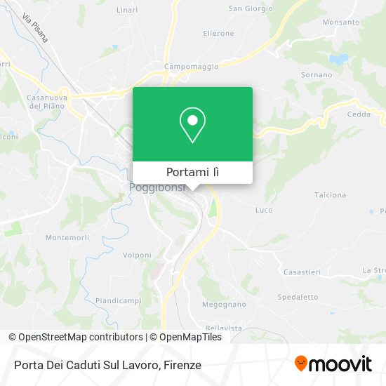 Mappa Porta Dei Caduti Sul Lavoro