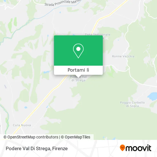 Mappa Podere Val Di Strega