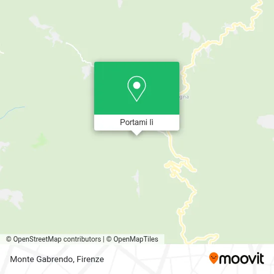 Mappa Monte Gabrendo