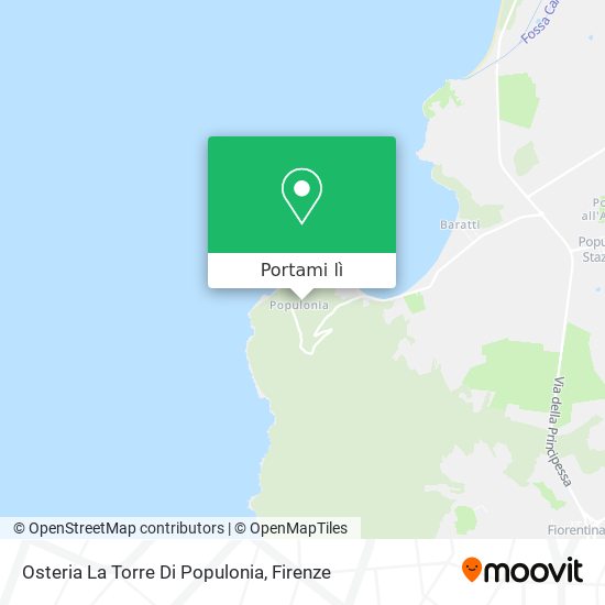 Mappa Osteria La Torre Di Populonia