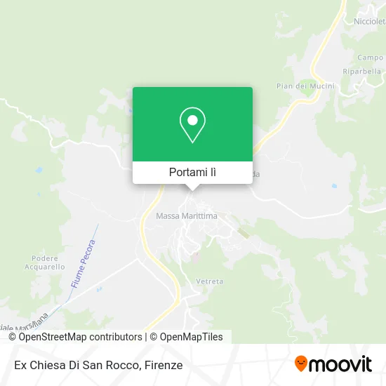 Mappa Ex Chiesa Di San Rocco