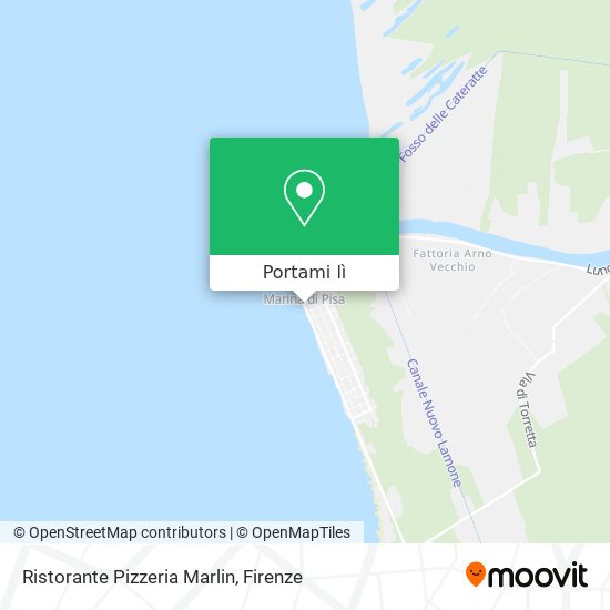 Mappa Ristorante Pizzeria Marlin
