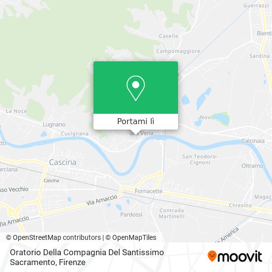 Mappa Oratorio Della Compagnia Del Santissimo Sacramento