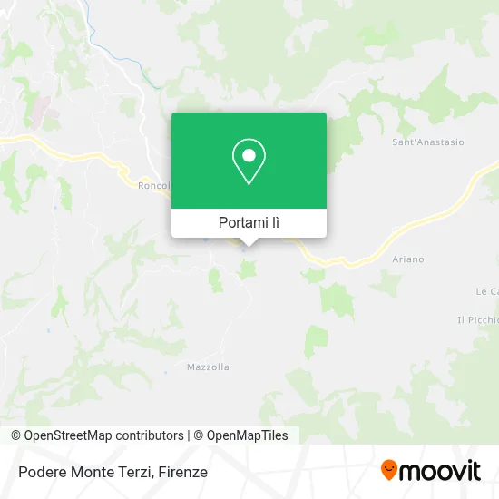 Mappa Podere Monte Terzi