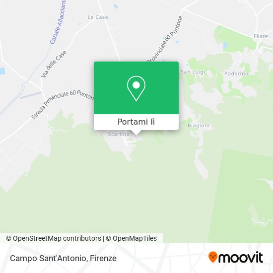 Mappa Campo Sant'Antonio