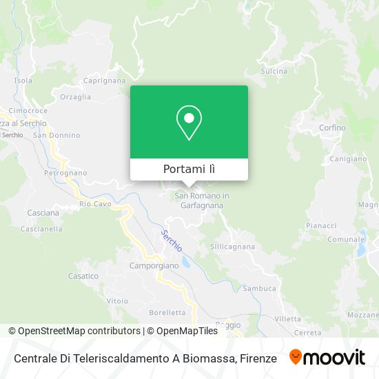 Mappa Centrale Di Teleriscaldamento A Biomassa