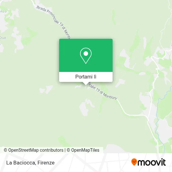 Mappa La Baciocca