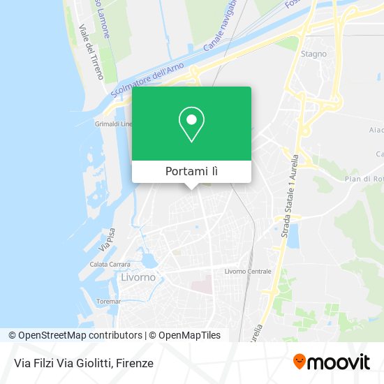 Mappa Via Filzi Via Giolitti