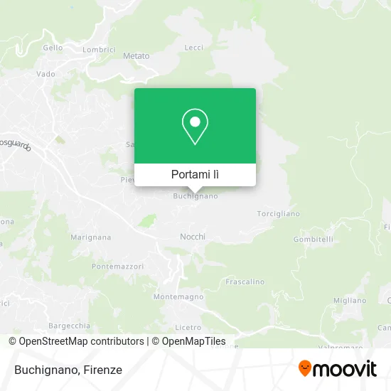 Mappa Buchignano