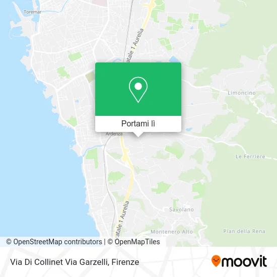 Mappa Via Di Collinet Via Garzelli