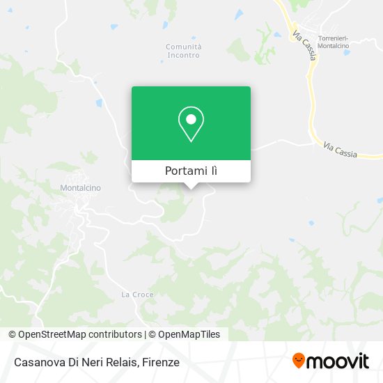 Mappa Casanova Di Neri Relais