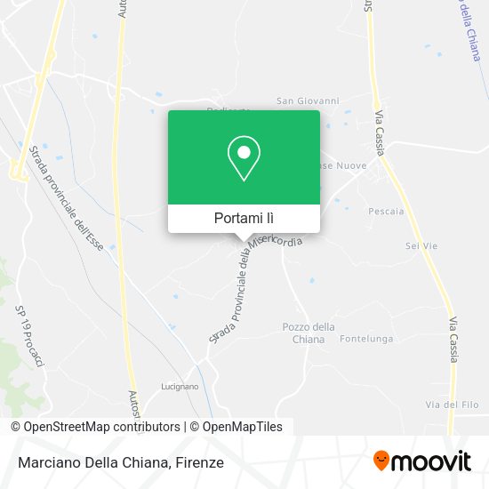 Mappa Marciano Della Chiana