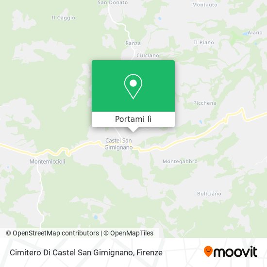 Mappa Cimitero Di Castel San Gimignano