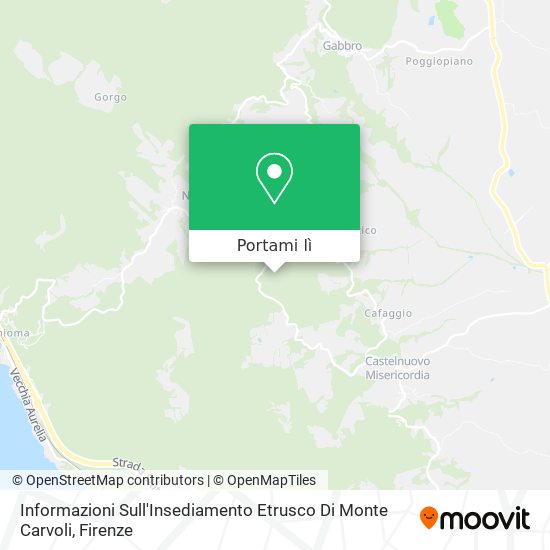 Mappa Informazioni Sull'Insediamento Etrusco Di Monte Carvoli