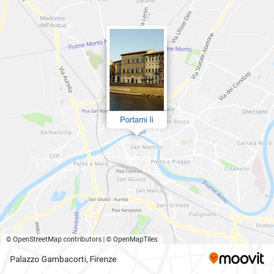 Mappa Palazzo Gambacorti