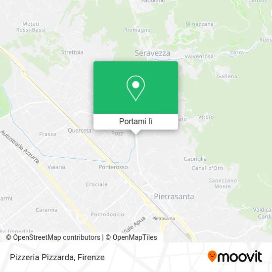 Mappa Pizzeria Pizzarda