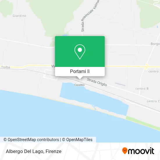 Mappa Albergo Del Lago