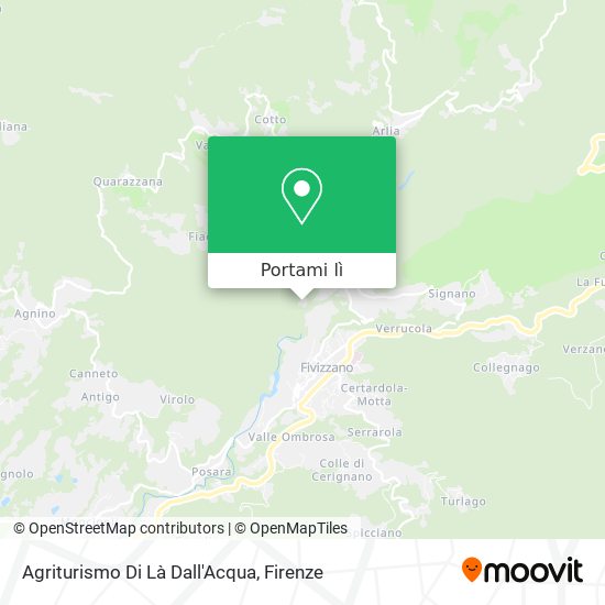 Mappa Agriturismo Di Là Dall'Acqua