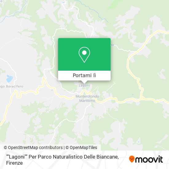 Mappa ""Lagoni"" Per Parco Naturalistico Delle Biancane