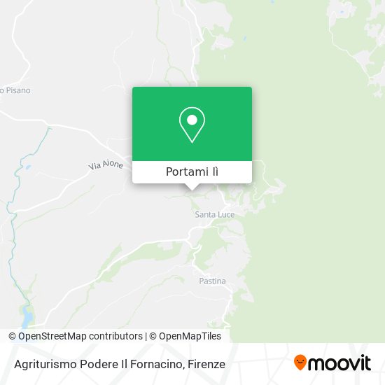 Mappa Agriturismo Podere Il Fornacino