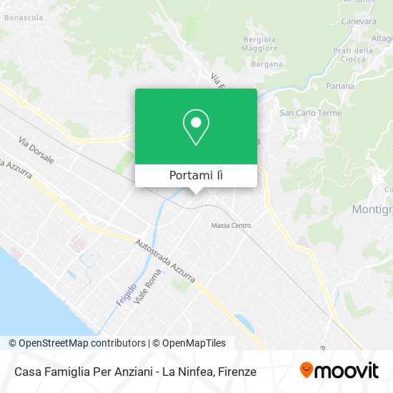 Mappa Casa Famiglia Per Anziani - La Ninfea
