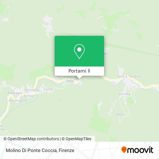 Mappa Molino Di Ponte Coccia