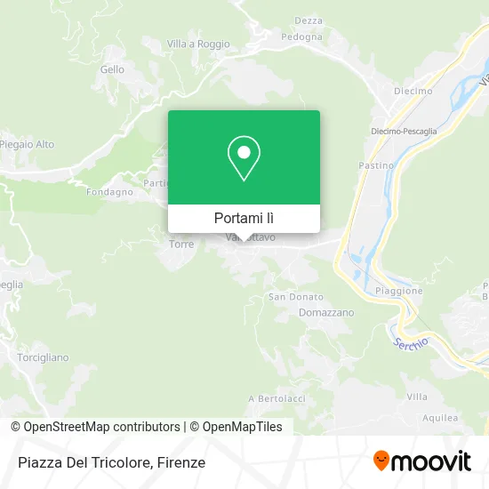 Mappa Piazza Del Tricolore