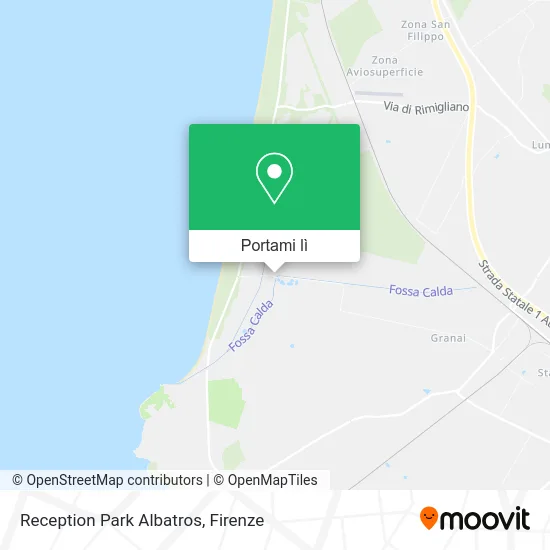Mappa Reception Park Albatros