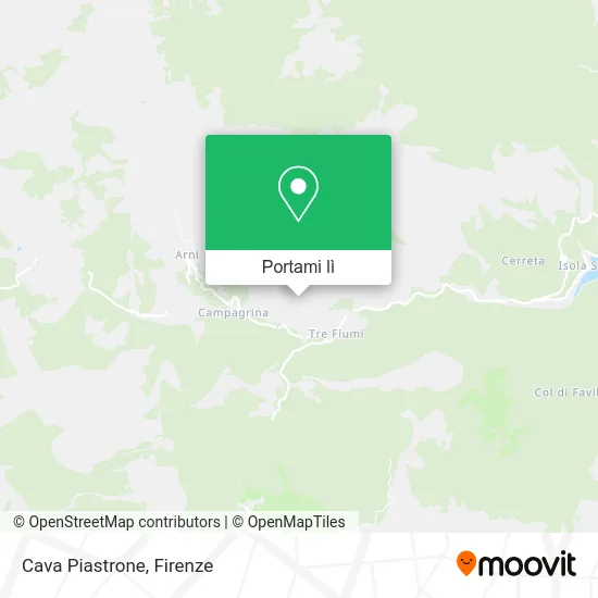 Mappa Cava Piastrone