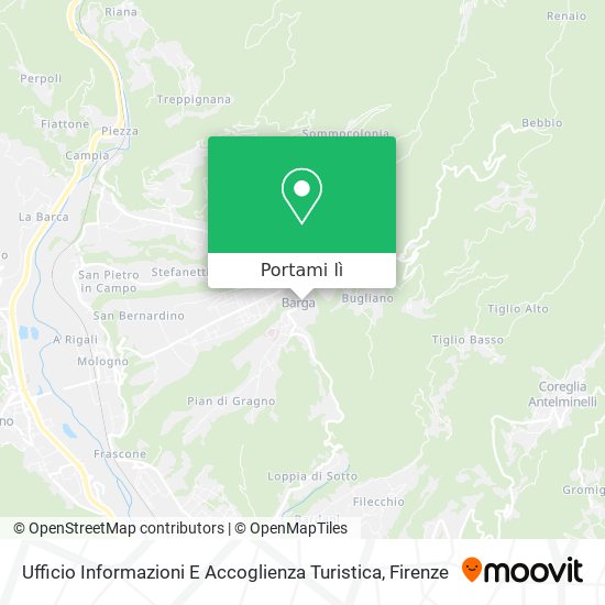 Mappa Ufficio Informazioni E Accoglienza Turistica