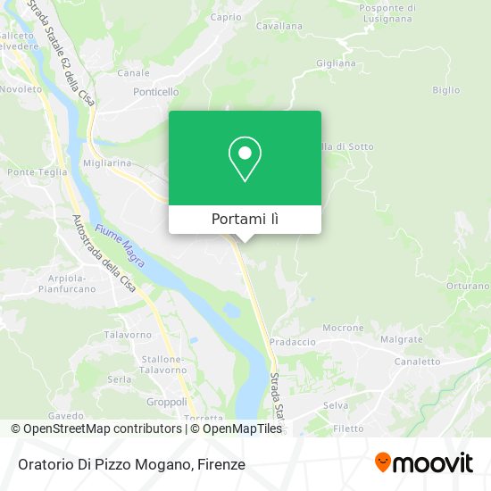 Mappa Oratorio Di Pizzo Mogano