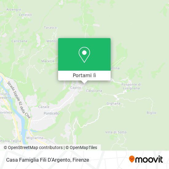 Mappa Casa Famiglia Fili D'Argento