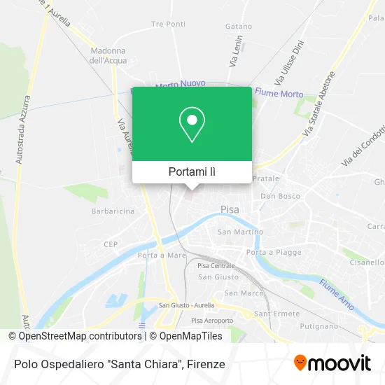 Mappa Polo Ospedaliero "Santa Chiara"