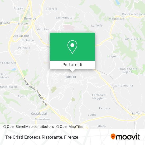 Mappa Tre Cristi Enoteca Ristorante