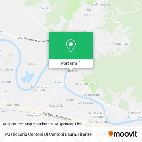 Mappa Pasticceria Centoni Di Centoni Laura
