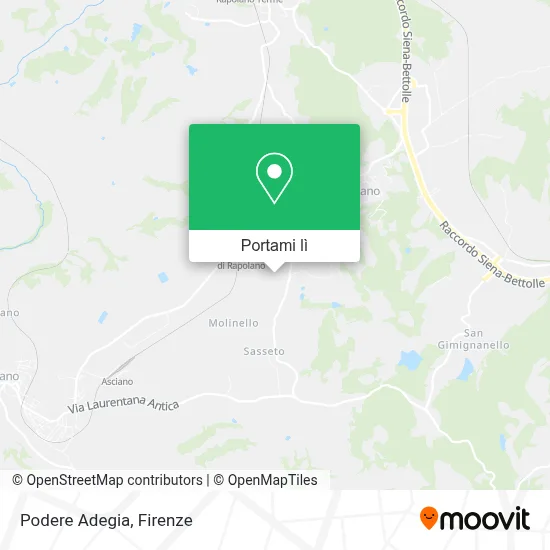 Mappa Podere Adegia