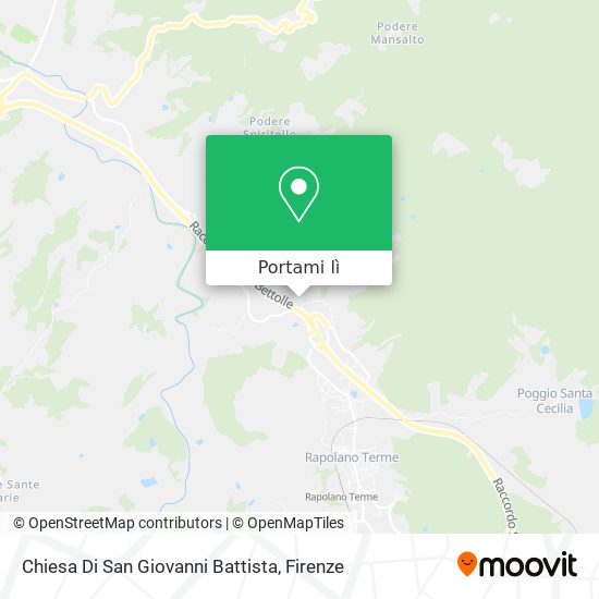 Mappa Chiesa Di San Giovanni Battista