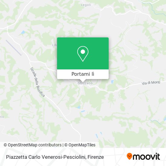 Mappa Piazzetta Carlo Venerosi-Pesciolini
