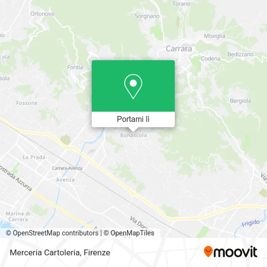 Mappa Merceria Cartoleria