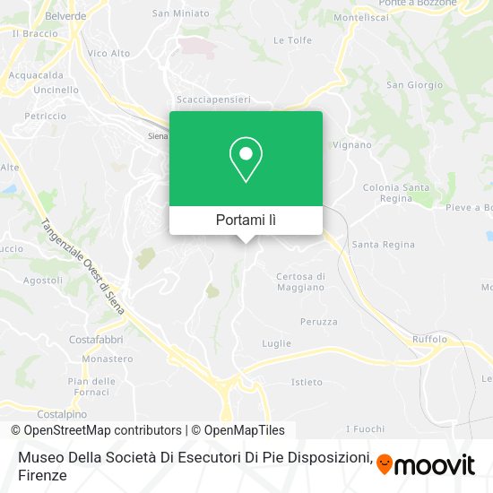 Mappa Museo Della Società Di Esecutori Di Pie Disposizioni