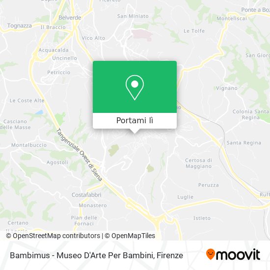 Mappa Bambimus - Museo D'Arte Per Bambini