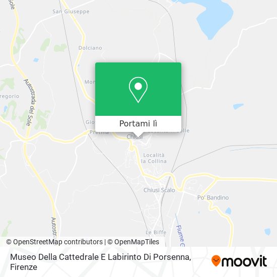 Mappa Museo Della Cattedrale E Labirinto Di Porsenna